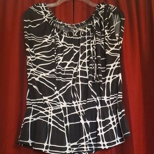 XL, Worthington Black and White sleeveless shirt.